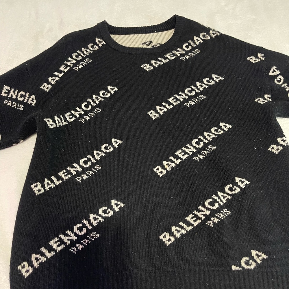 Balenciaga Black Sweater for Men